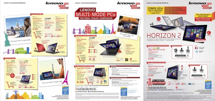 Lenovo COMEX 2014 Flyer - Consumer | SUPERADRIANME.com Lenovo COMEX 2014 Flyer - Consumer