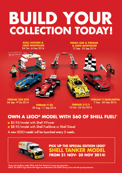 The Shell V-Power LEGO® CollectionThe Shell V-Power LEGO® Collection