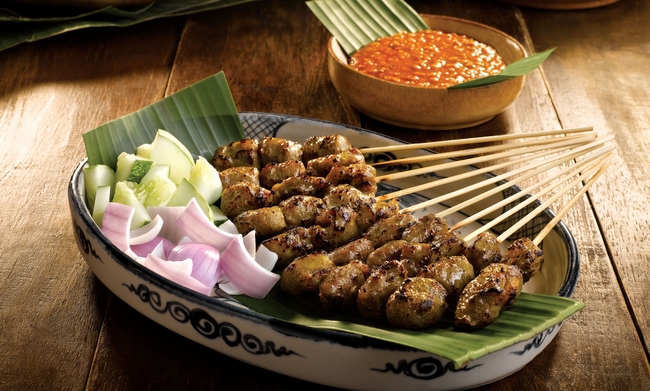 Malaysian Food Street -Duck Satay