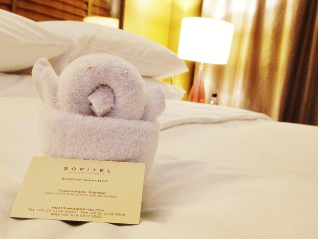 Turn down service at Sofitel Bangkok Sukhumvit