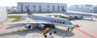Qatar Airways' first Airbus A380 at Airbus Factory, Hamburg.