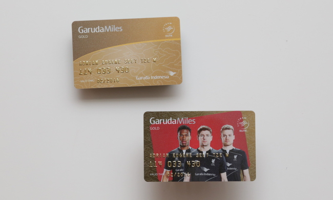 Garudamiles Frequent Flyer Gold Cards