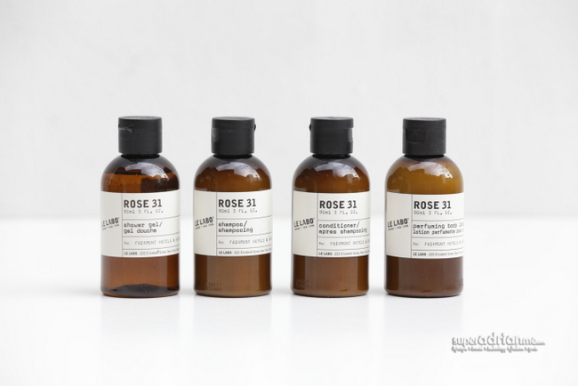 Le Labo Rose 31 - Fairmont Hotels and Resorts | SUPERADRIANME.com Le Labo Rose 31 - Bottled exclusively for Fairmont Hotels and Resorts