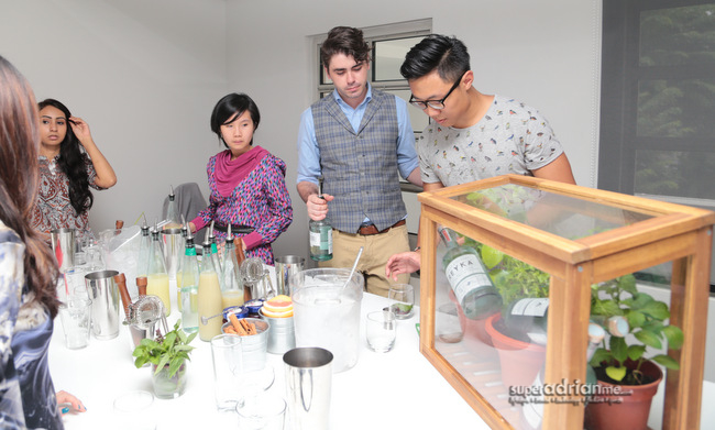 The Edible Gardening and Inventive Cocktail Workshop held at the rooftop of National Design Centre on 18 September.