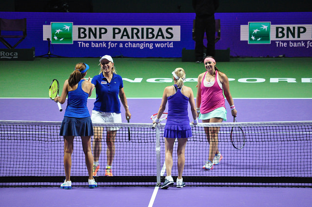 WTA - All smiles for the legends