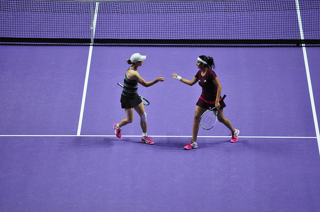 WTA Finals - Cara Black and Sania Mirza on fire