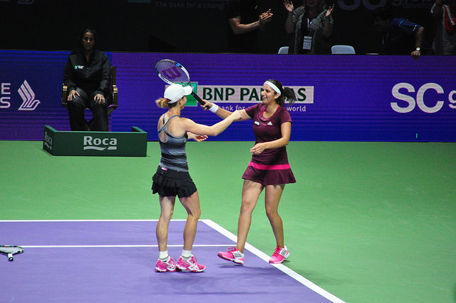 WTA Finals: Winners Embrace