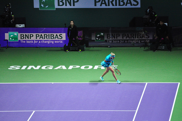 WTA Finals: Kvitova pumped after winning the first set