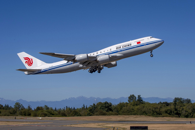 Air China Boeing 747-8I (Boeing photo)