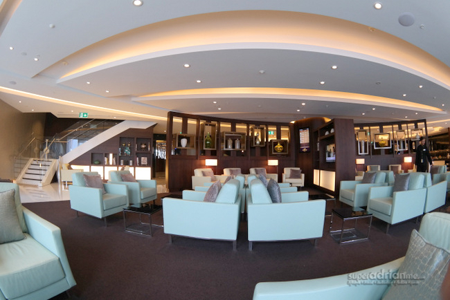 Etihad Airways First & Business Lounge Sydney  - Comfortable sofa areas to just lounge. Electrical points are available for you to charge your electrical devices.