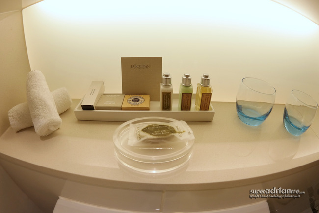 L'occitane toiletries used at Fraser Suites Sydney