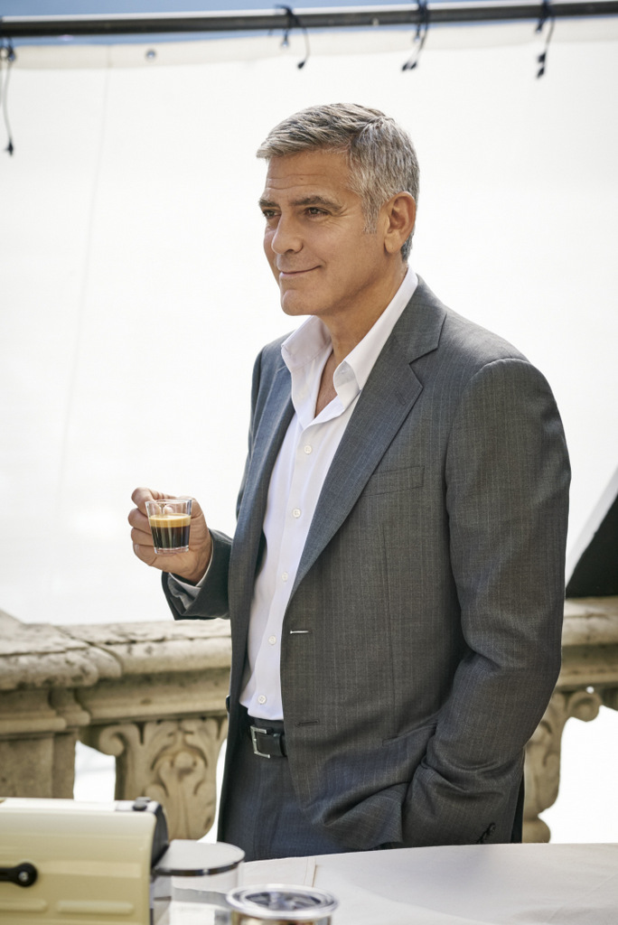 George Clooney in Nespresso's latest ad campaign that will launch 1 November globally and 11 November in Singapore.