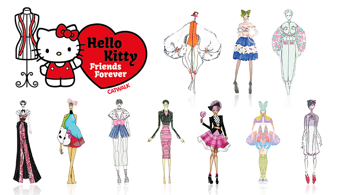 Hello Kitty Friends Catwalk Fashion Competition