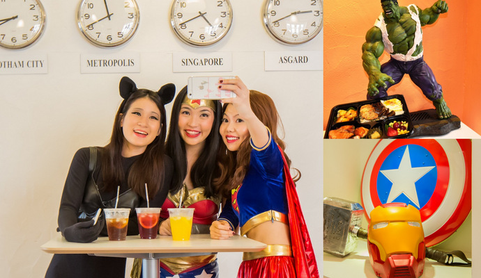 Superhero Concept Cafe at Boat Quay | SUPERADRIANME.com Superhero Concept Cafe at Boat Quay