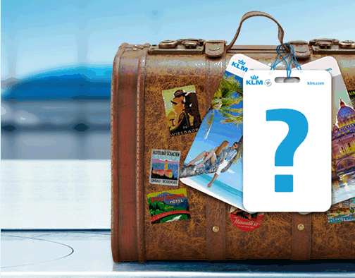 KLM Baggage Tag Campaign 2014