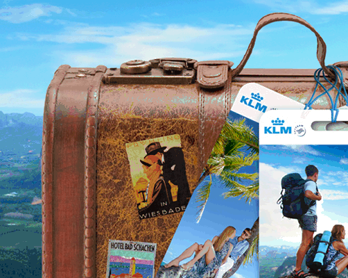 KLM Baggage Tag Campaign 2014