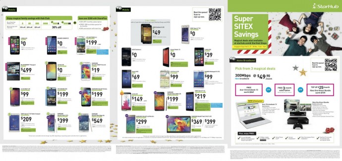 StarHub SITEX 2014 Flyers (Click on image to enlarge)