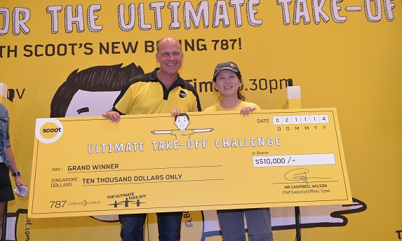 Scoot Ultimate Take-Off Challenge Winner