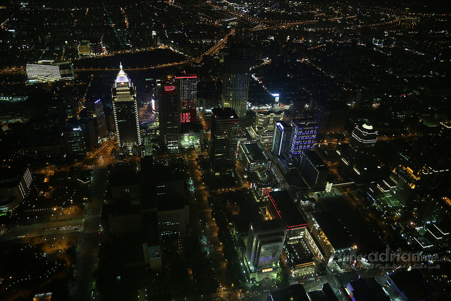 View from Taipei 101 Observatory Tower