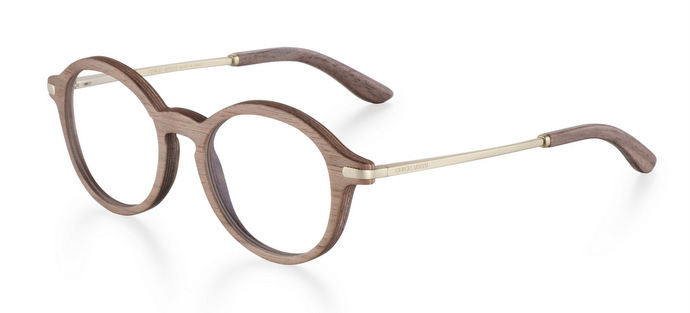 Giogio Armani Walnut Optical Frame