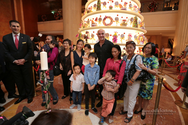 Andre Agassi photo momentin Shangri-la Hotel Singapore