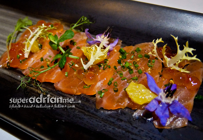 Buona Terra's Ocean Trout Carpaccio