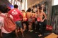 Customers trying on clothes and clothing their seminaked bodies at the inaugural Desigual Seminaked Event in Singapore.