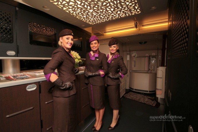 Etihad Airways New Uniforms - 5.IMG_8568 | SUPERADRIANME.com Etihad Airways' Female cabin crew and cabin manager in their new uniforms.