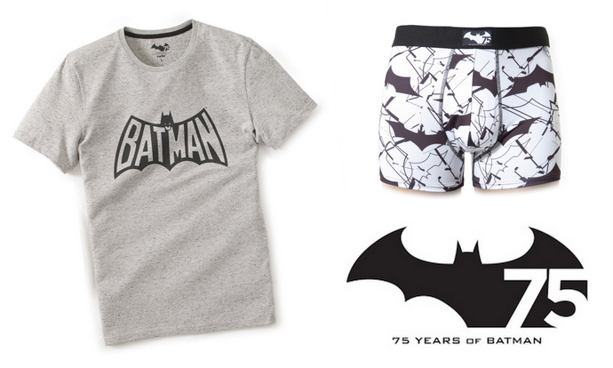 celio* Batman's 75th Anniversary Limited Edition Tees & Boxers