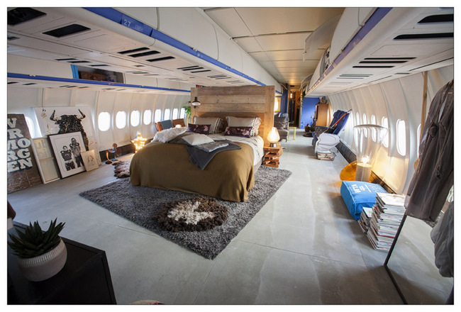 Limited-time KLM aircraft apartment at Amsterdam Airport Schipol