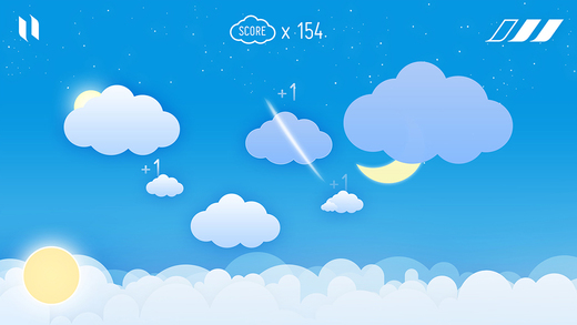 Air France Cloud Slicer mobile game