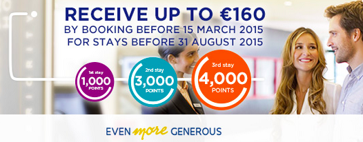 Earn up to 8,000 Le Club Accor Points for stays before 31 August 2015.
