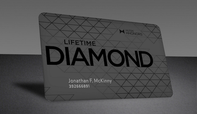 Hilton Lifetime Diamond Status