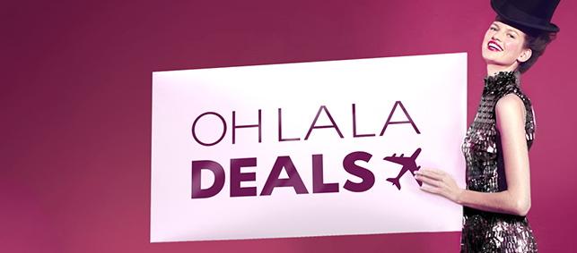 Air France Oh Lala deals