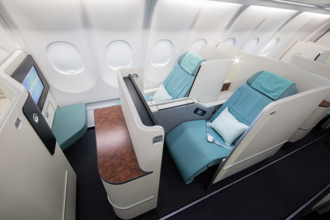 Korean Air new Prestige Suite Window seats