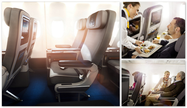 Lufthansa Premium Economy cabin