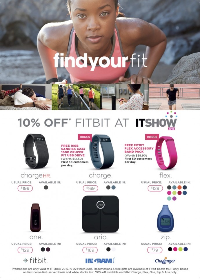 Fitbit IT Show 2015 Flyer