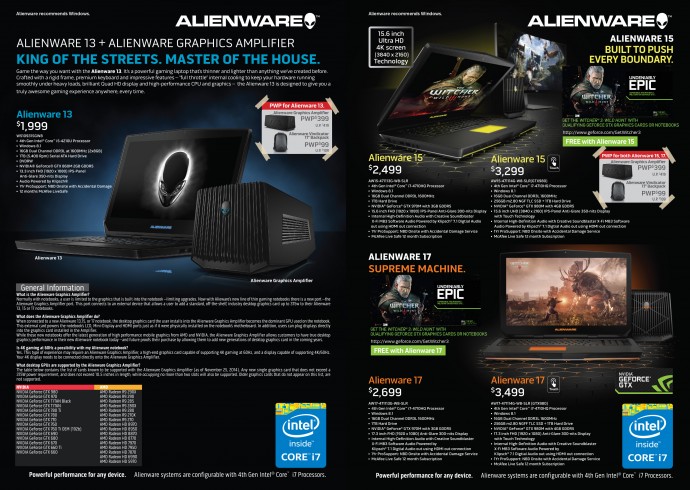 DELL Alienware Flyer IT Show 2015