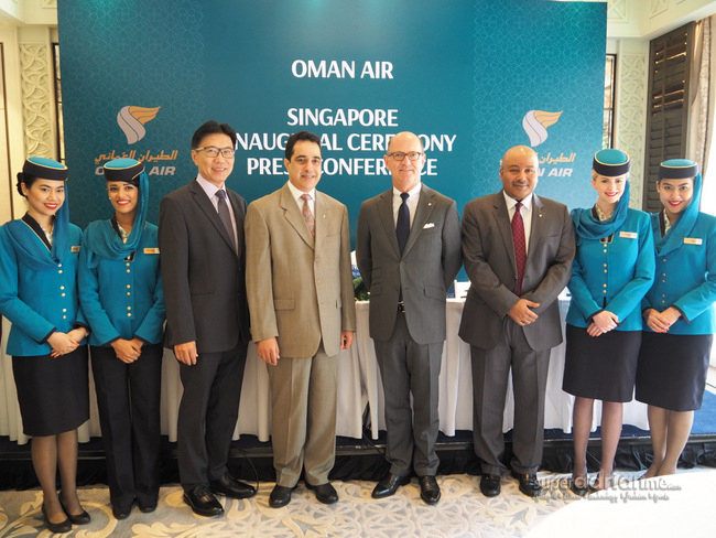 Oman Air Inaugural Flight to Singapore press conference