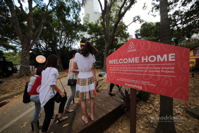 Visit the Airbnb Experiential Projection Home at SingaPlural 2015