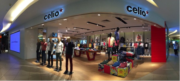 French menswear brand celio* opens its new flagship boutique in VivoCity #02-191/192