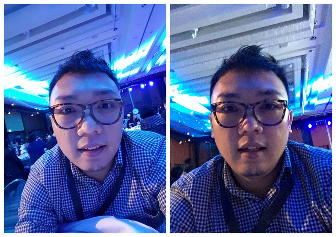 Samsung GALAXY S6 VS iPhone 6 Plus - Front Cameras