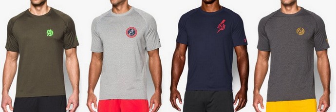 Under armour avengers t shirt hotsell