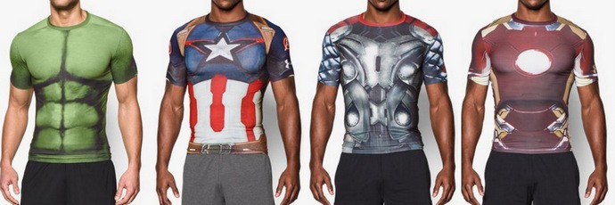 under armour avengers t shirt