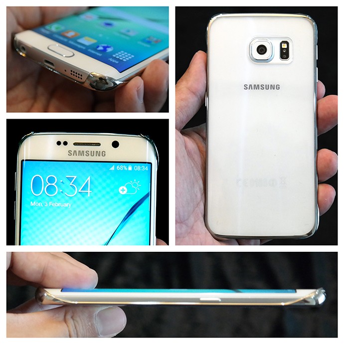 Samsung GALAXY S6 edge in Clear Cover | SUPERADRIANME.com Samsung GALAXY S6 edge in Clear Cover