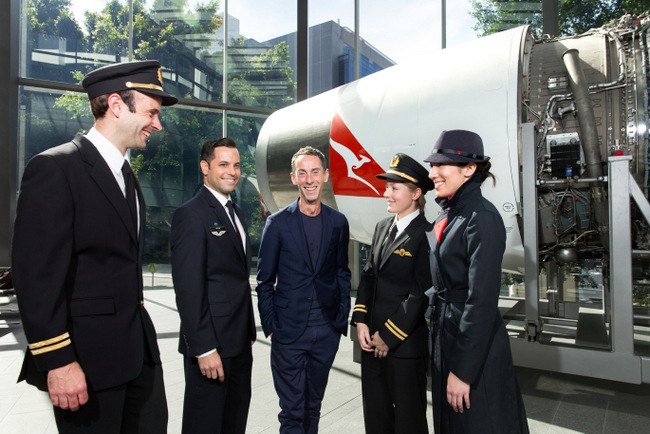 Qantas uniform designer Martin Grant