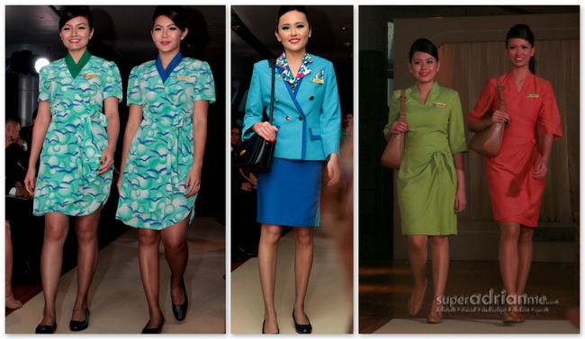 The evolution of cabin crew uniforms at SilkAir