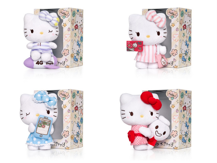 Singtel Prepaid Mobile Limited Edition Hello Kitty Plush