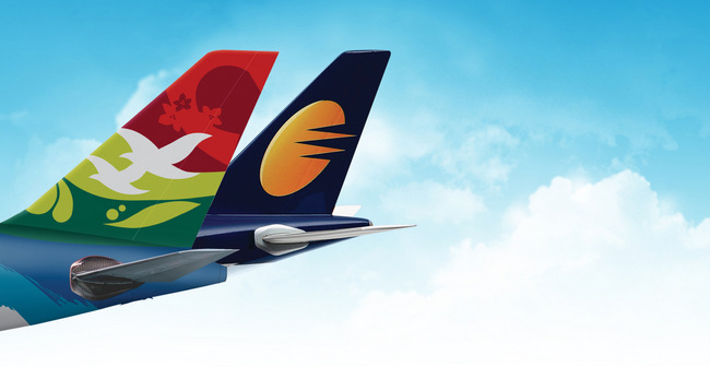 Air Seychelles Jet Airways Codeshare