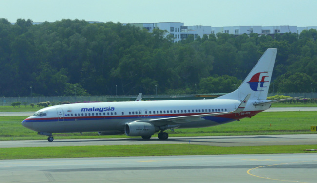 Malaysia Airlines at Changi Airport